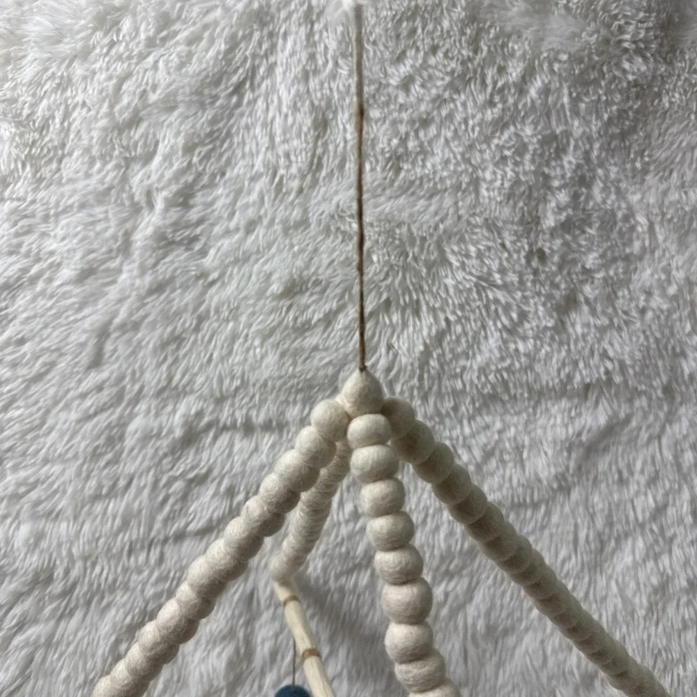 West Elm Pottery Barn Kids Felted Pom Pom Mobile Wool Fair Trade Nepal 32